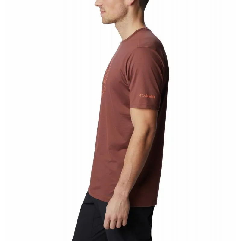 Camiseta Columbia Ice Lake SS Tee (Light Raisin) hombre