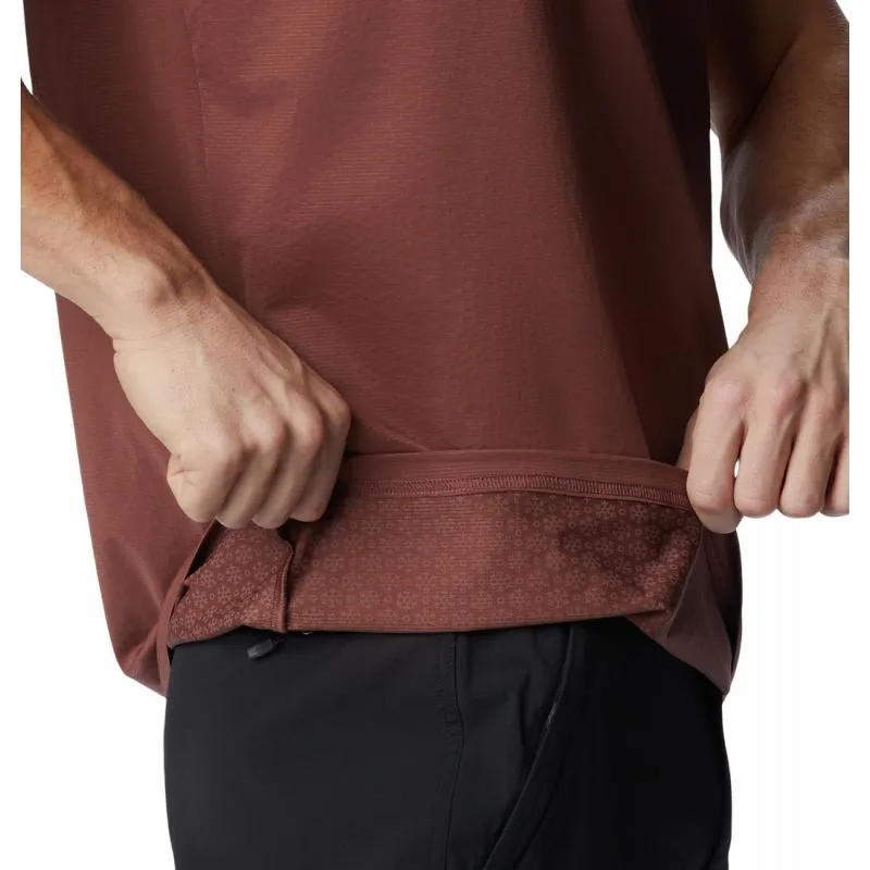 Camiseta Columbia Ice Lake SS Tee (Light Raisin) hombre