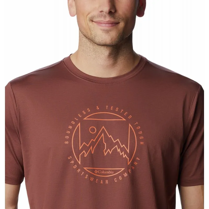 Camiseta Columbia Ice Lake SS Tee (Light Raisin) hombre