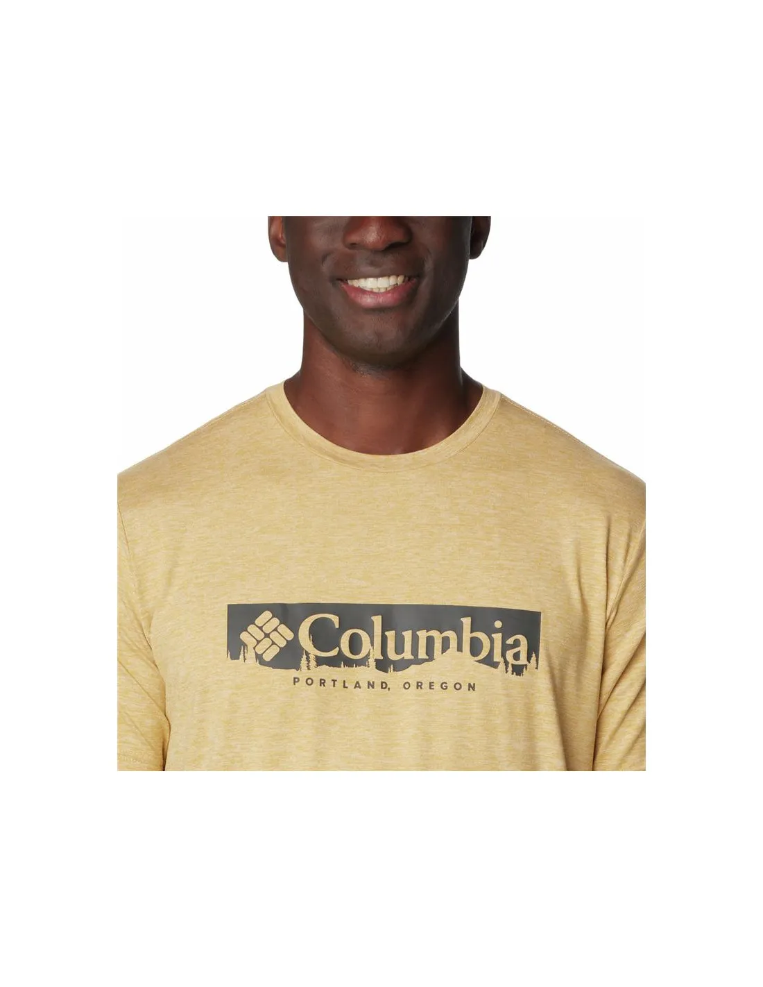 Camiseta de Trail Columbia Kwick Hike™ Graphic Hombre Amarillo
