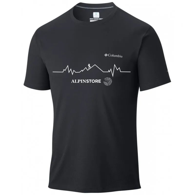 Camiseta deportiva de hombre de Columbia Marking Alpinstore (Negro)