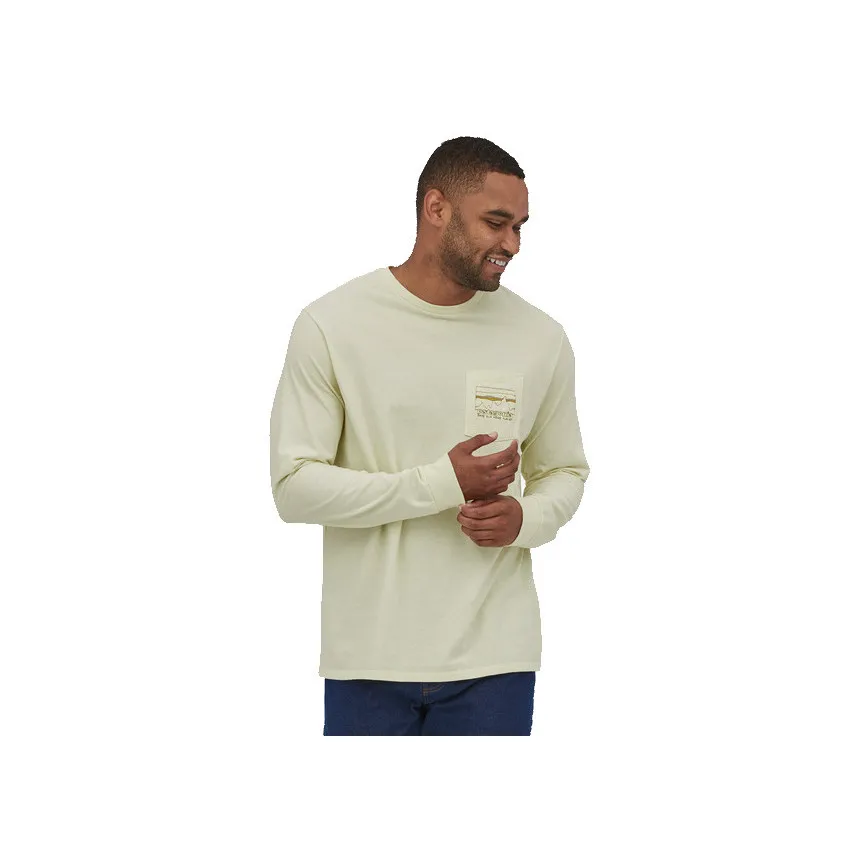 Camiseta L/S Patagonia '73 Skyline Para Hombre