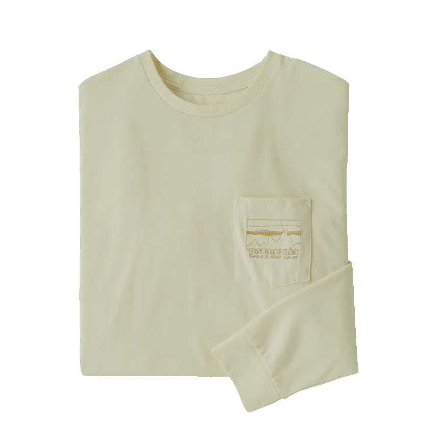 Camiseta L/S Patagonia '73 Skyline Para Hombre