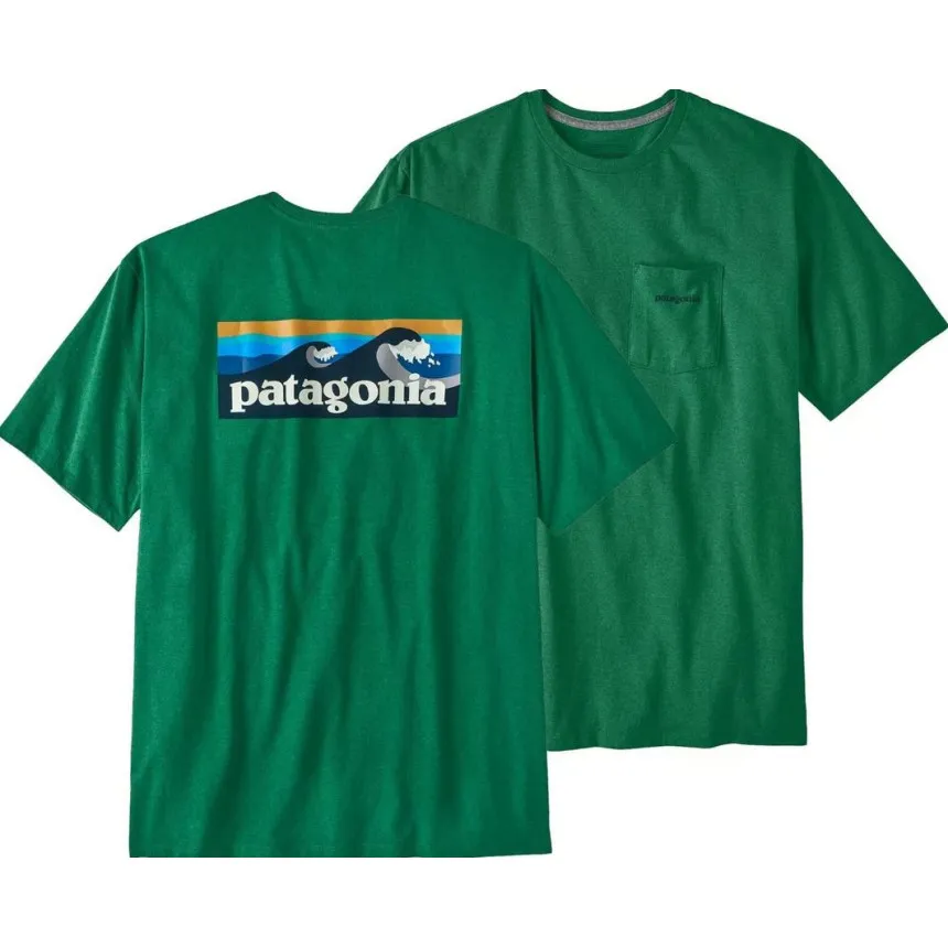 Camiseta Patagonia Boardshort Logo Para Hombre