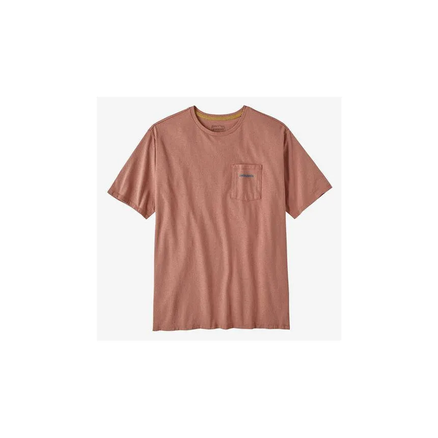 Camiseta Patagonia Logo Pocket Para Hombre