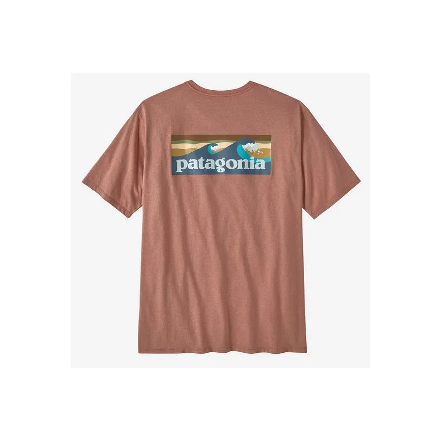 Camiseta Patagonia Logo Pocket Para Hombre
