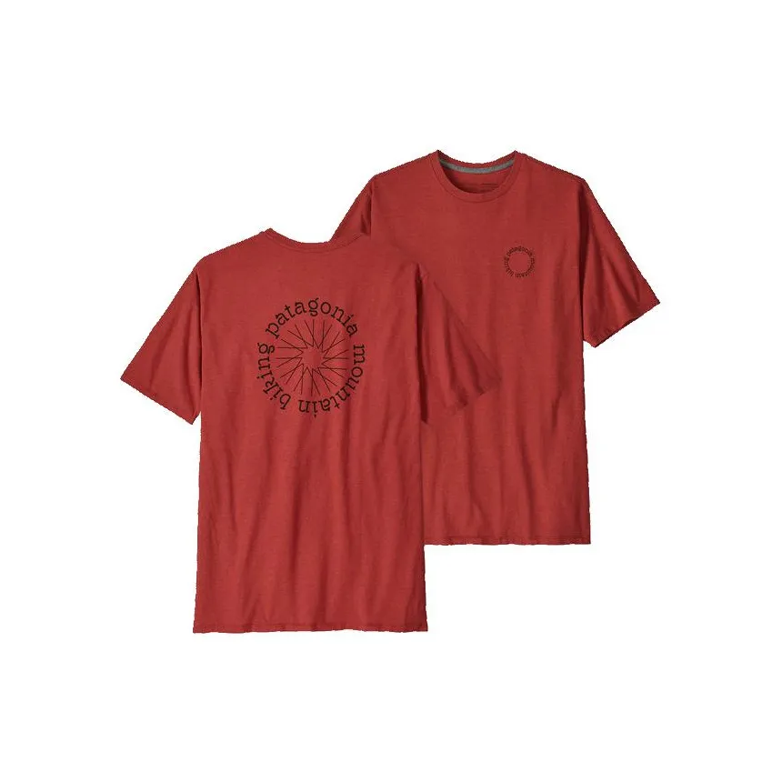 Camiseta Patagonia Spoke Stencil Para Hombre