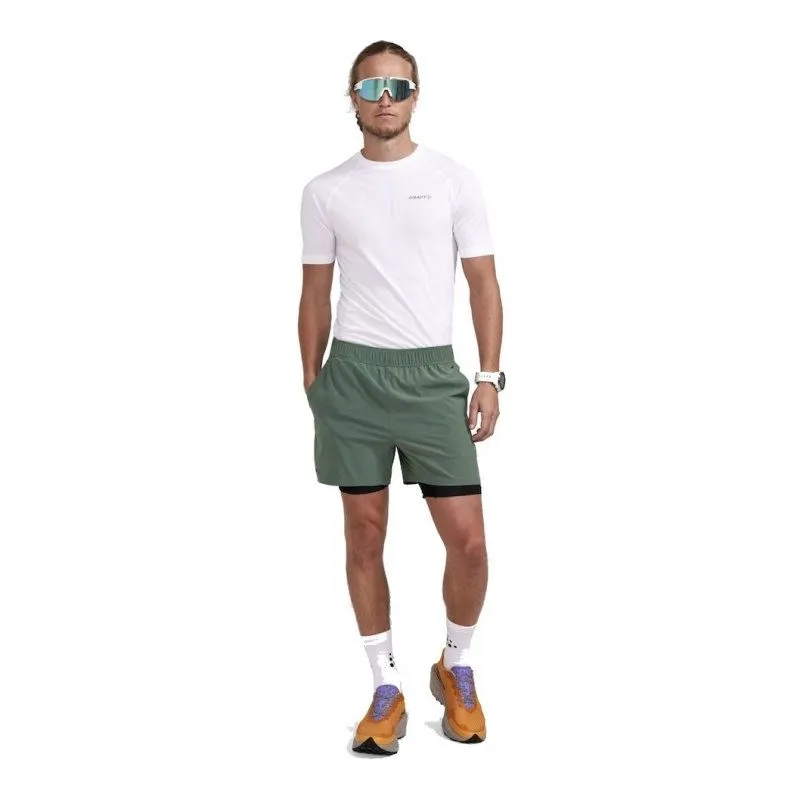 Camiseta running/trail Craft ADV Cool Intensity SS Tee M (Blanco) hombre