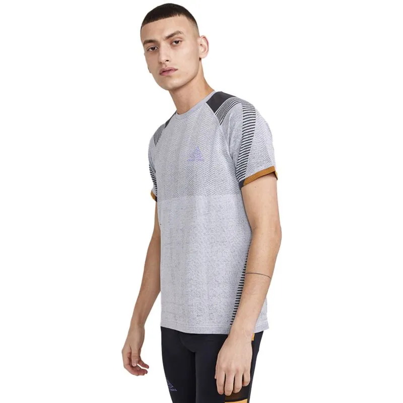 Camiseta trail running Craft PRO Trail Fuseknit SS Tee M (Flex Desert)