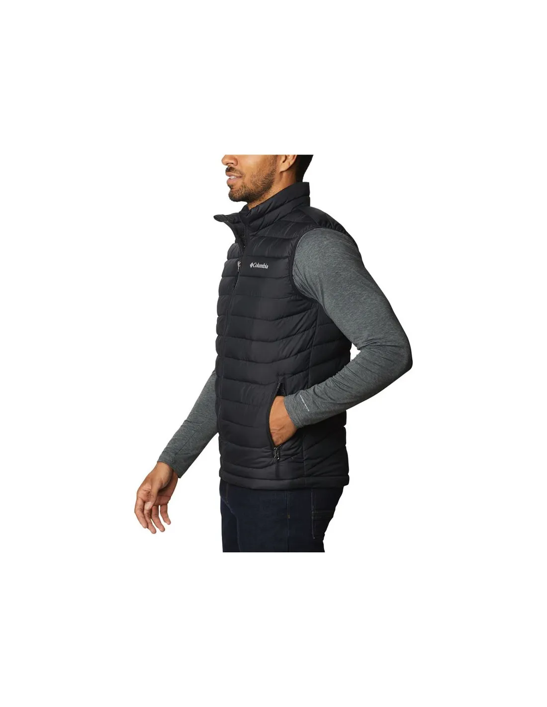 Chaleco de Montaña Columbia Powder Lite™ Negro Hombre