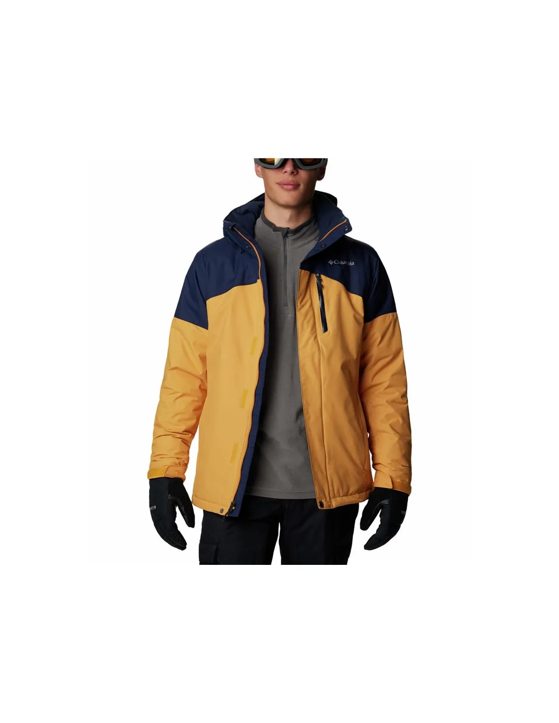 Chaqueta de Esquí y snow Columbia Last Tracks™ Yellow Hombre