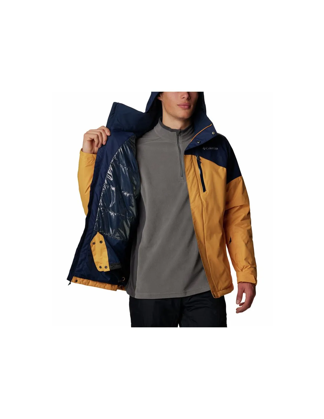 Chaqueta de Esquí y snow Columbia Last Tracks™ Yellow Hombre