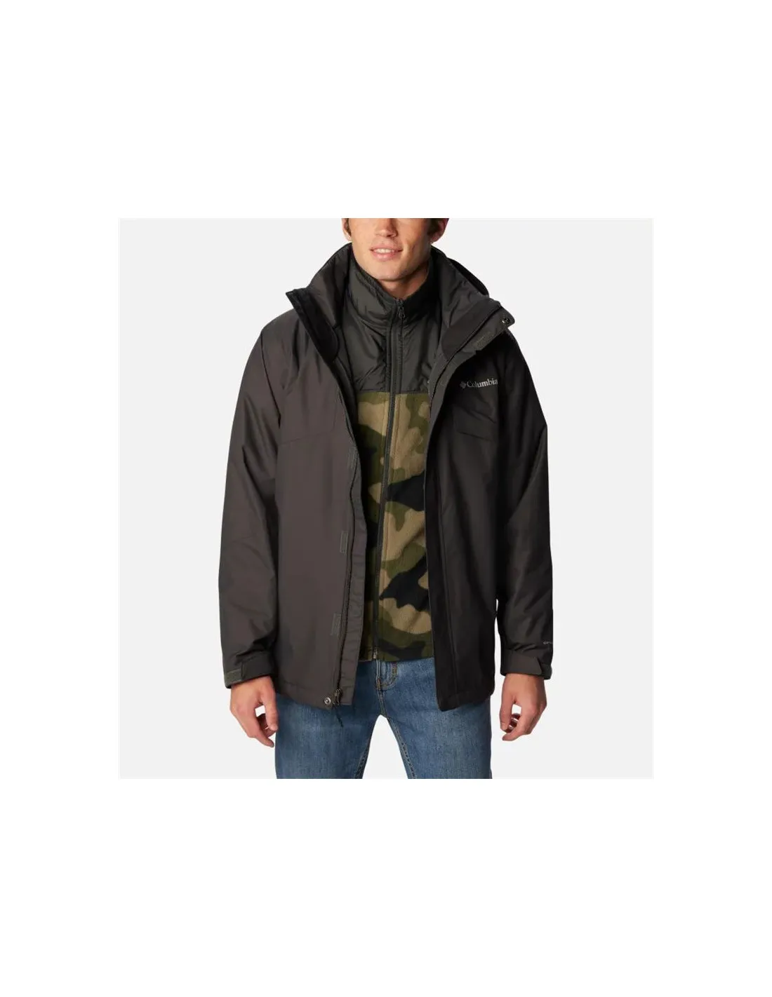 Chaqueta de Montaña Columbia Bugaboo™ II Fleece Interchange Black Hombre