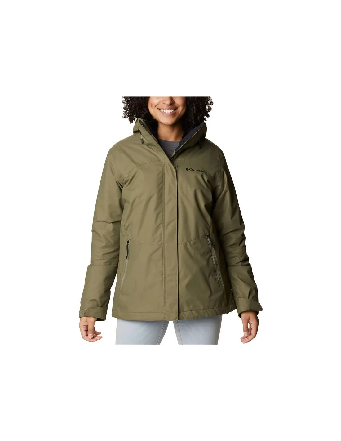 Chaqueta de Montaña Columbia Bugaboo™ II Fleece Interchange Green Mujer
