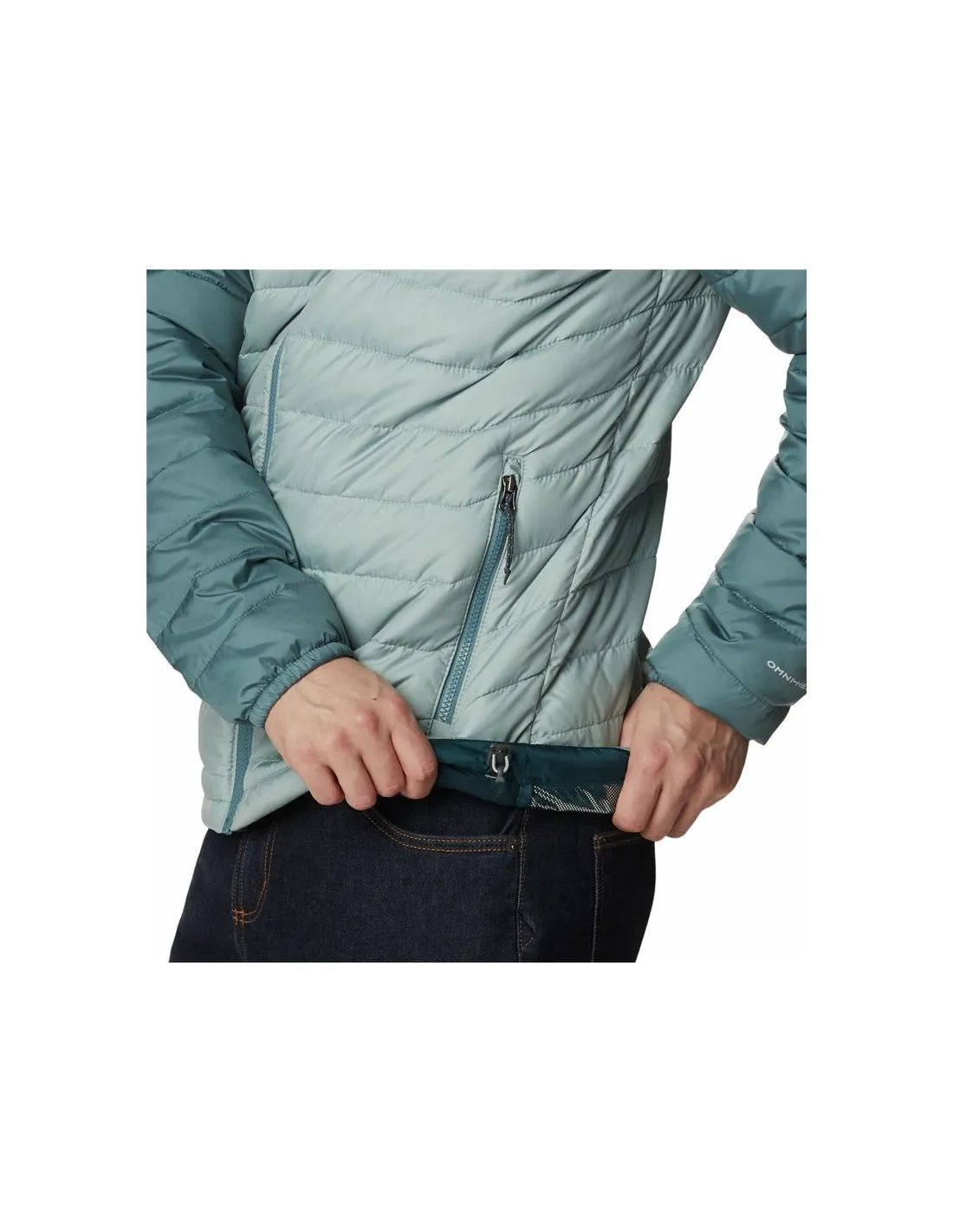 Chaqueta de Montaña Columbia Powder Lite™ Hooded Blue Hombre
