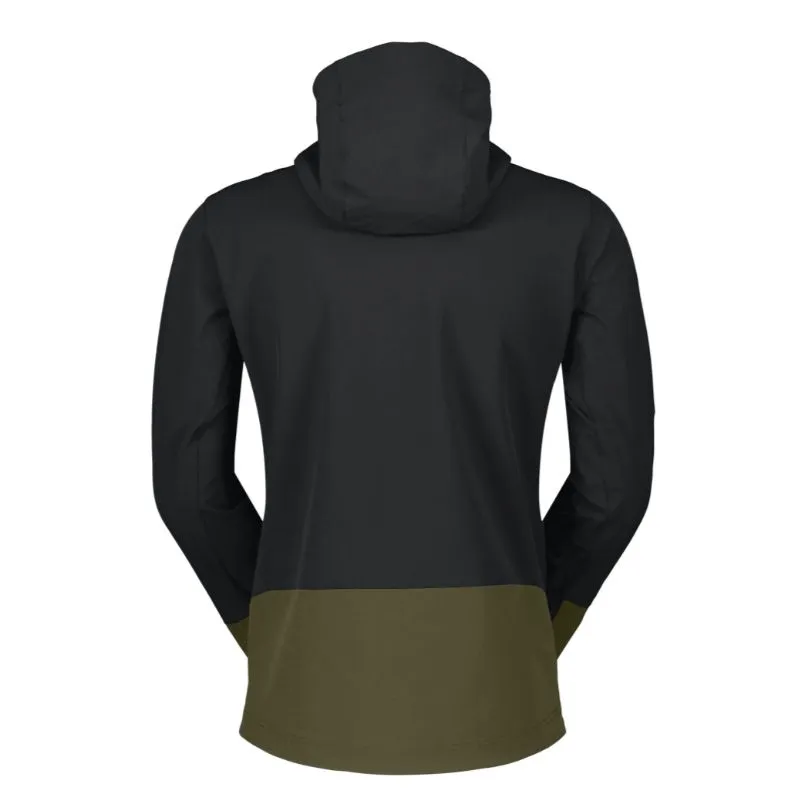 Chaqueta de montaña Scott SCO Jacket Explorair Softshell SL (negro/verde fuego) Hombre