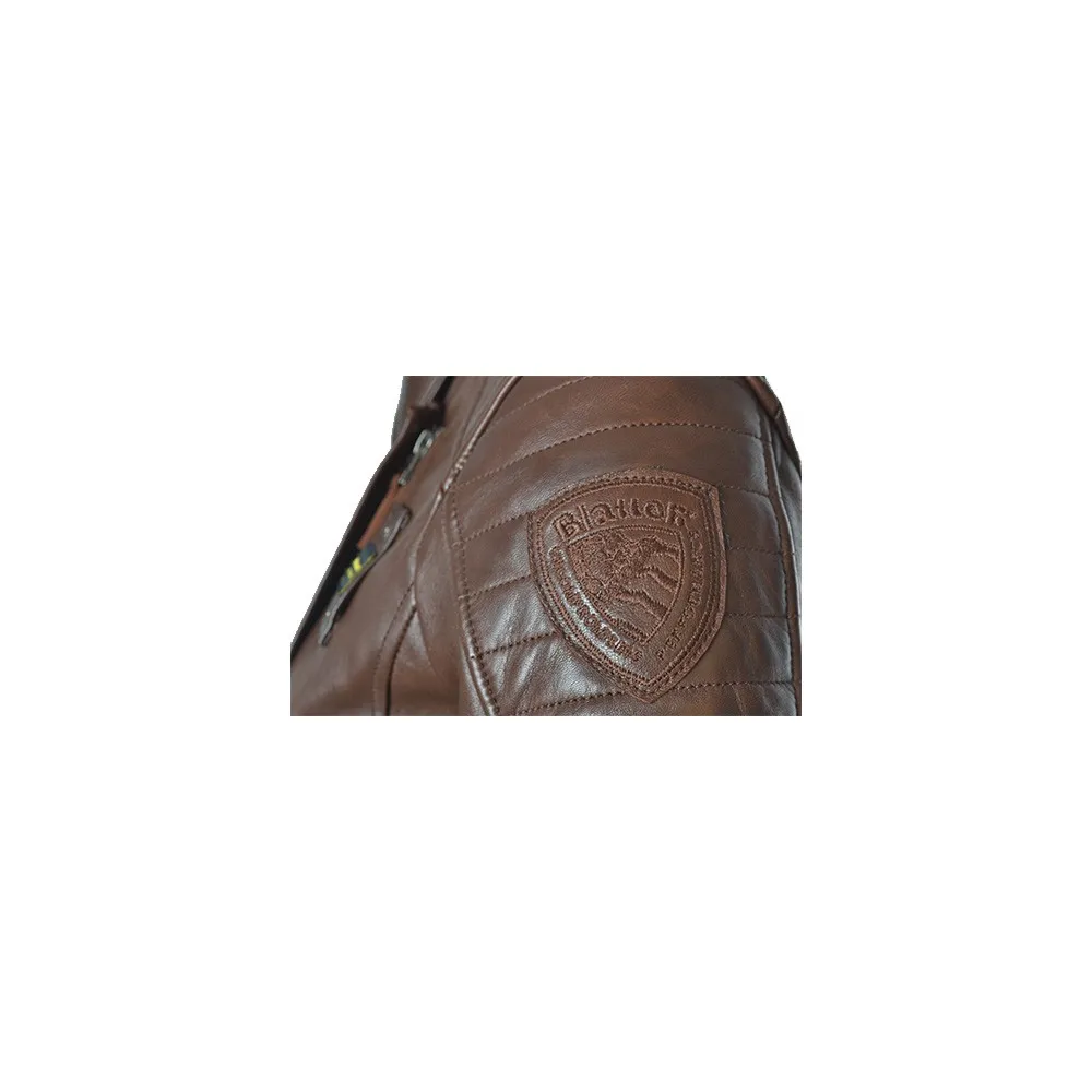 Chaqueta de Piel Blauer WBLDL01263 Color Marrón