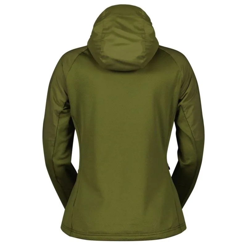 Chaqueta Scott Hoody Explorair Alpha (verde abeto/rosa nube) Mujer