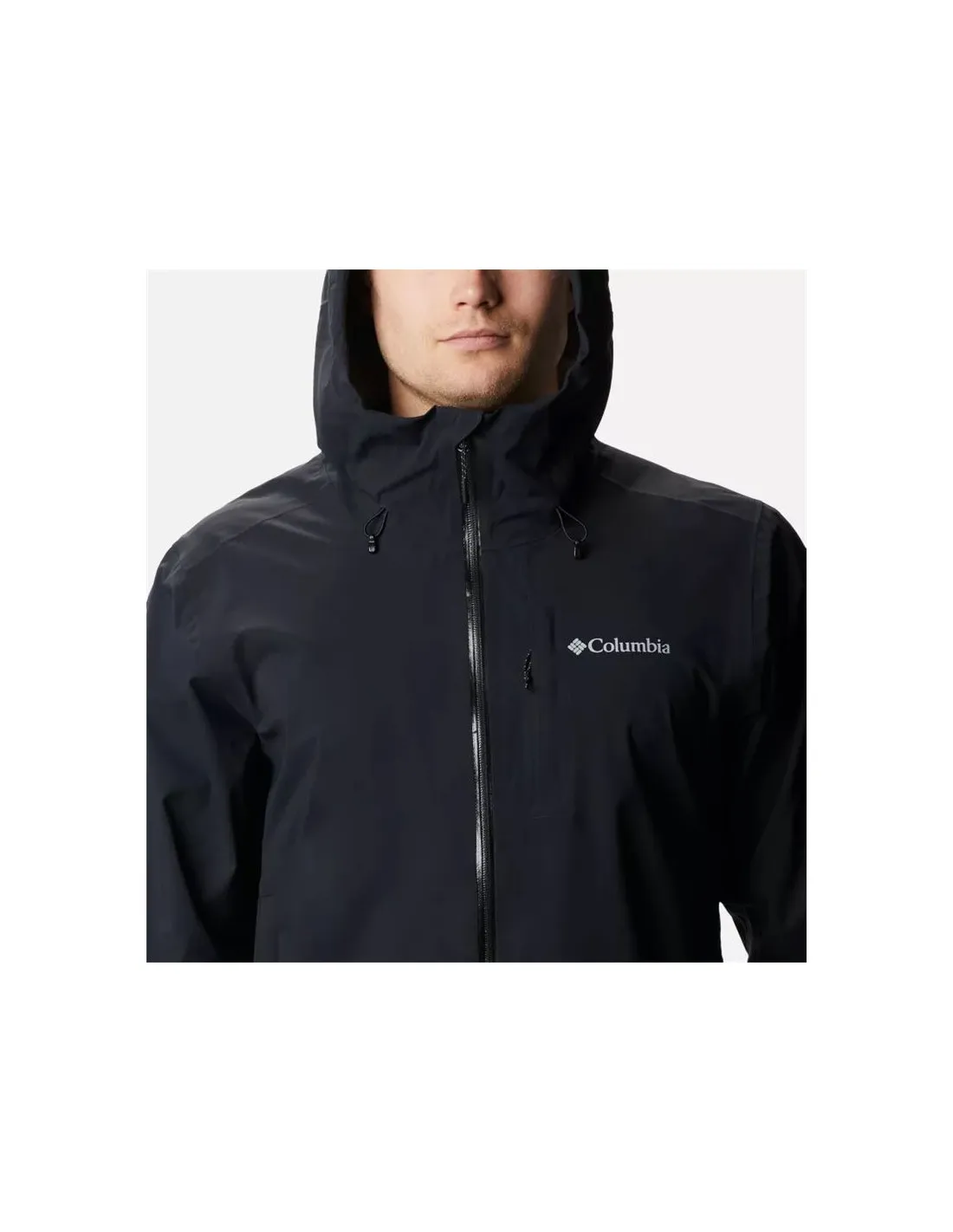 CHAQUETA SHELL IMPERMEABLE COLUMBIA OMNITECH™ AMPLIDRY™ HOMBRE NEGRO