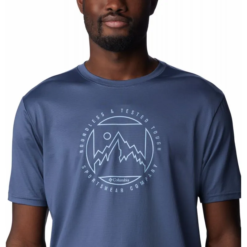 COLUBMIA Ice Lake SS Tee (Montaña Oscura) hombre