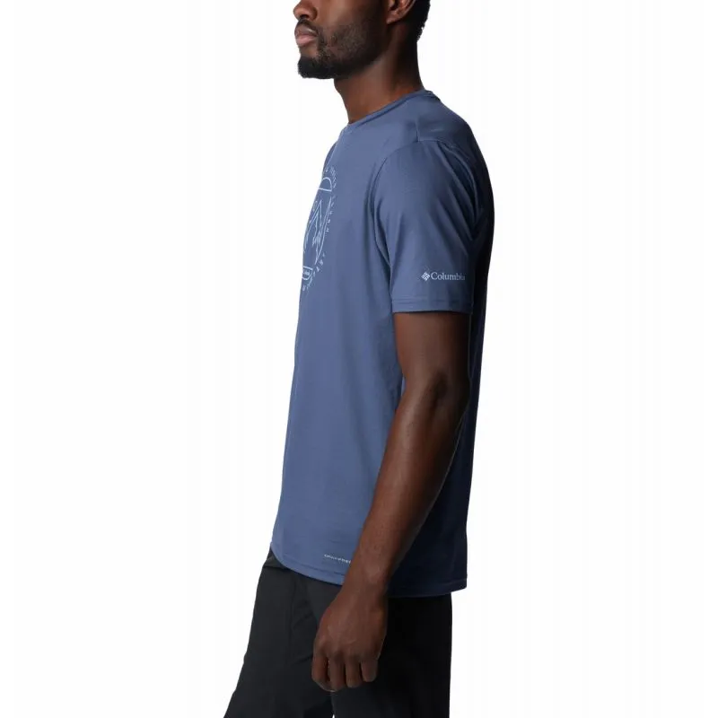 COLUBMIA Ice Lake SS Tee (Montaña Oscura) hombre