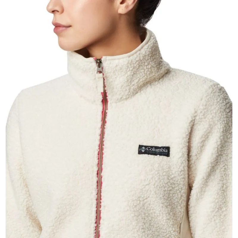 Columbia Chaqueta polar con cremallera completa Panorama (tiza) Mujer