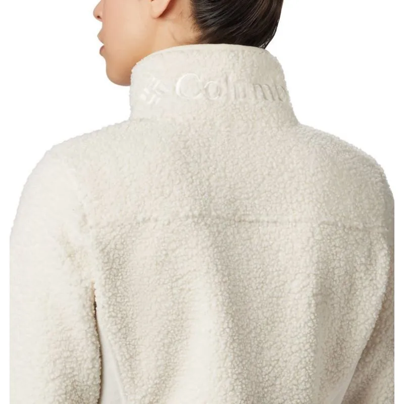 Columbia Chaqueta polar con cremallera completa Panorama (tiza) Mujer