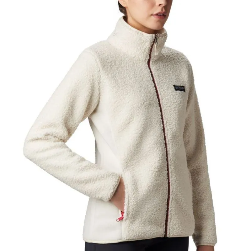 Columbia Chaqueta polar con cremallera completa Panorama (tiza) Mujer