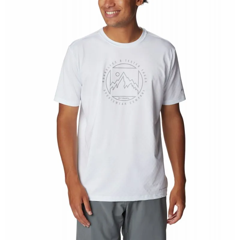 Columbia Ice Lake SS Tee (Blanco, Boundles) hombre