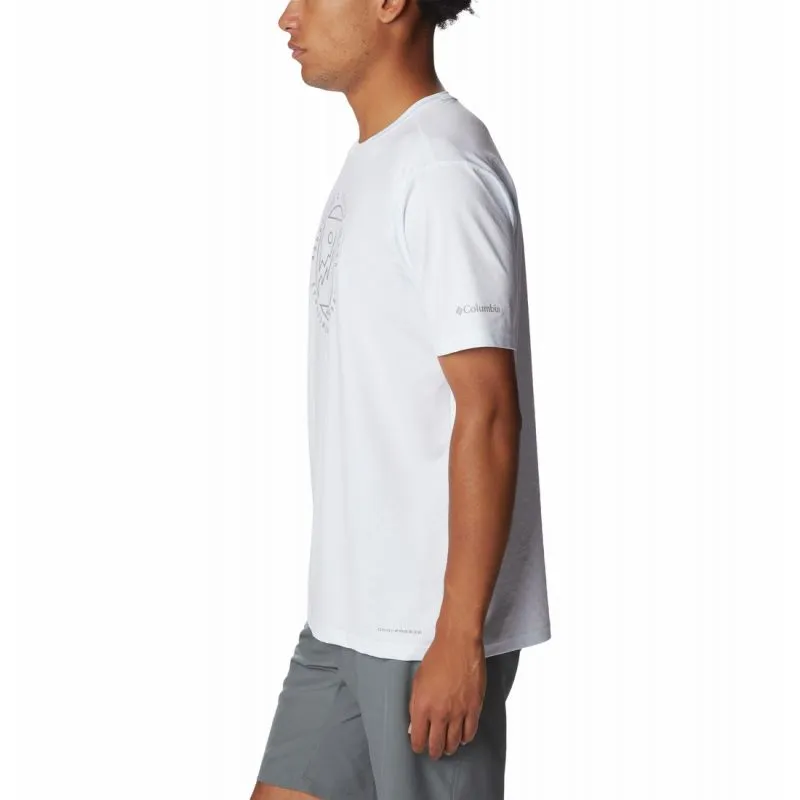 Columbia Ice Lake SS Tee (Blanco, Boundles) hombre