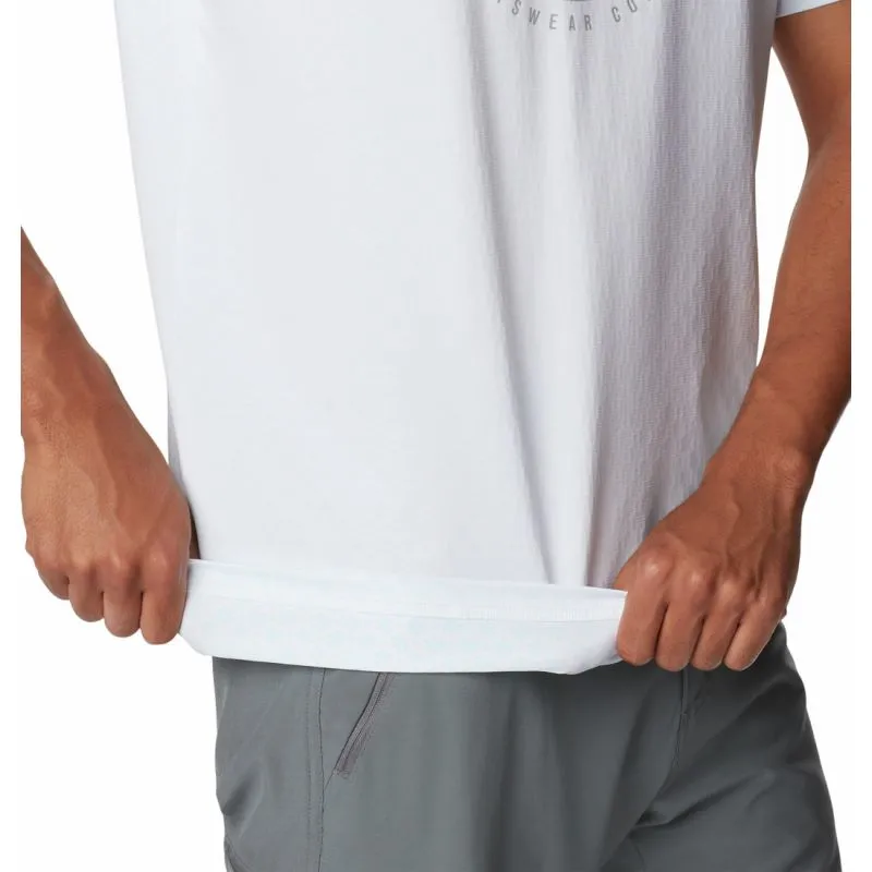 Columbia Ice Lake SS Tee (Blanco, Boundles) hombre