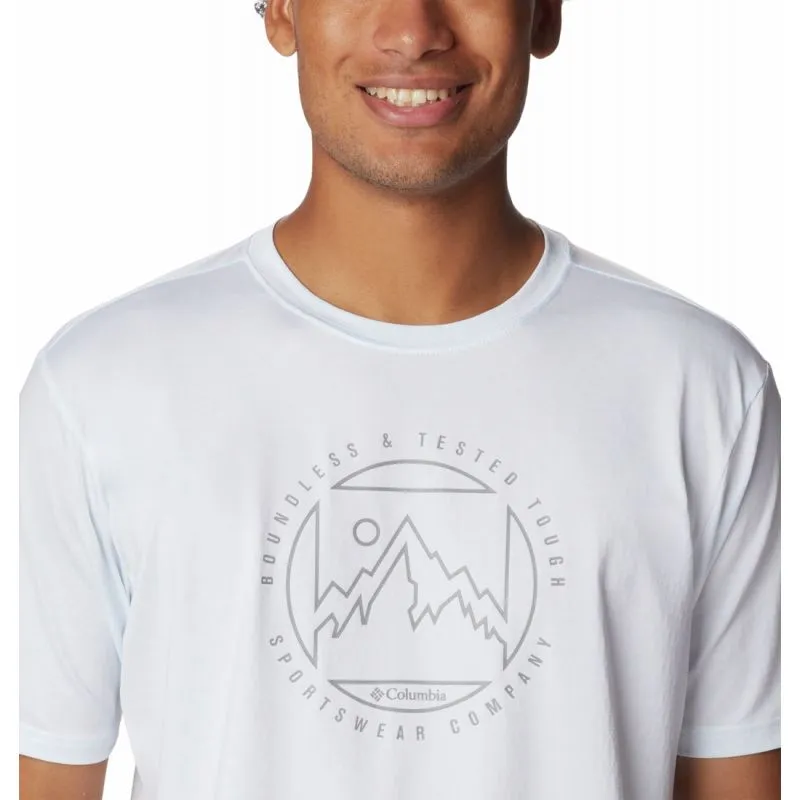 Columbia Ice Lake SS Tee (Blanco, Boundles) hombre