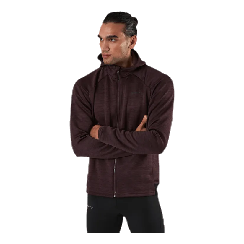 Craft ADV Charge Zip Hood Jkt Brown