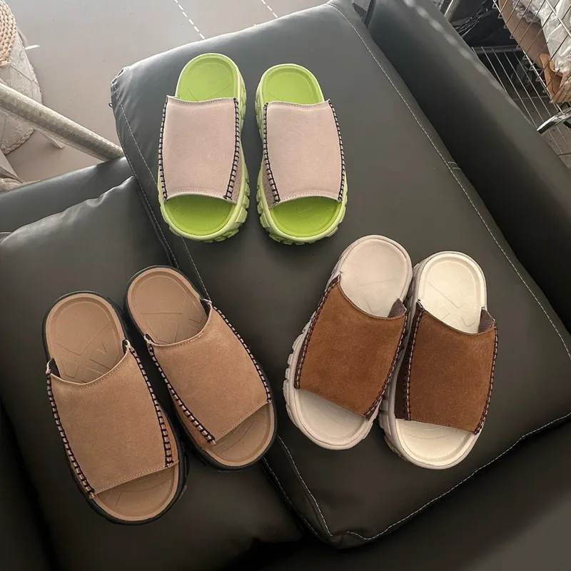 Diseñador Venture Daze Tazz Slipper Tasman Slippers para mujer Ultra Plataforma Black Chestnut FUR MUESTRO MUSMAS SEDIDAD DE LA 