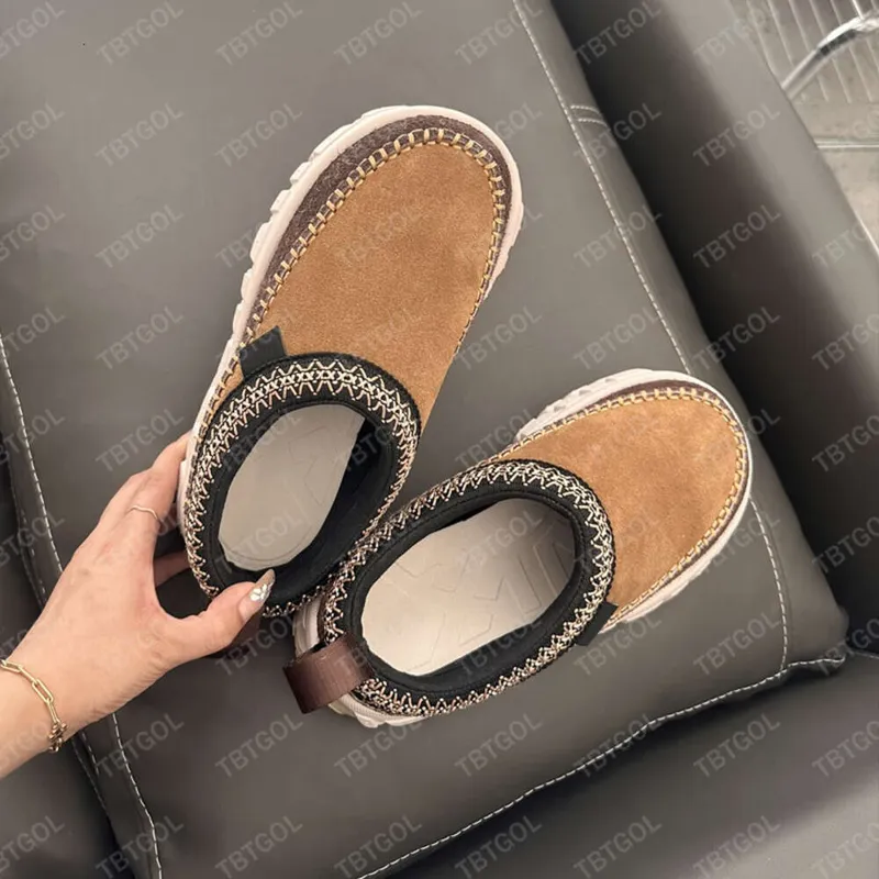 Diseñador Venture Daze Tazz Slipper Tasman Slippers para mujer Ultra Plataforma Black Chestnut FUR MUESTRO MUSMAS SEDIDAD DE LA 
