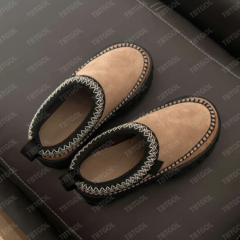 Diseñador Venture Daze Tazz Slipper Tasman Slippers para mujer Ultra Plataforma Black Chestnut FUR MUESTRO MUSMAS SEDIDAD DE LA 