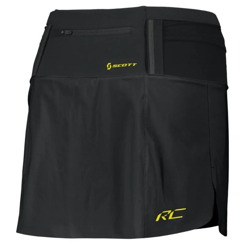 Falda corta de mujer Scott RC Run (negro/amarillo)