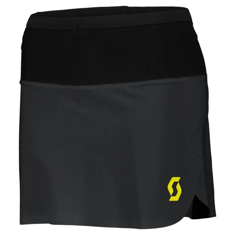 Falda corta de mujer Scott RC Run (negro/amarillo)