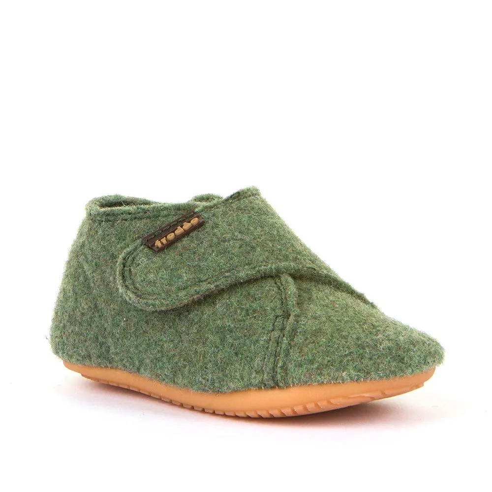 Froddo Prewalkers Slippers Green fieltro