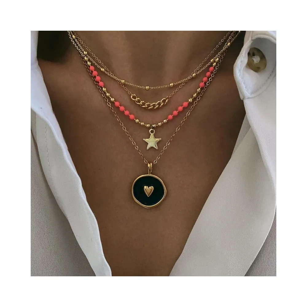 GARGANTILLA MINI BOLITAS ORO (3843CM)