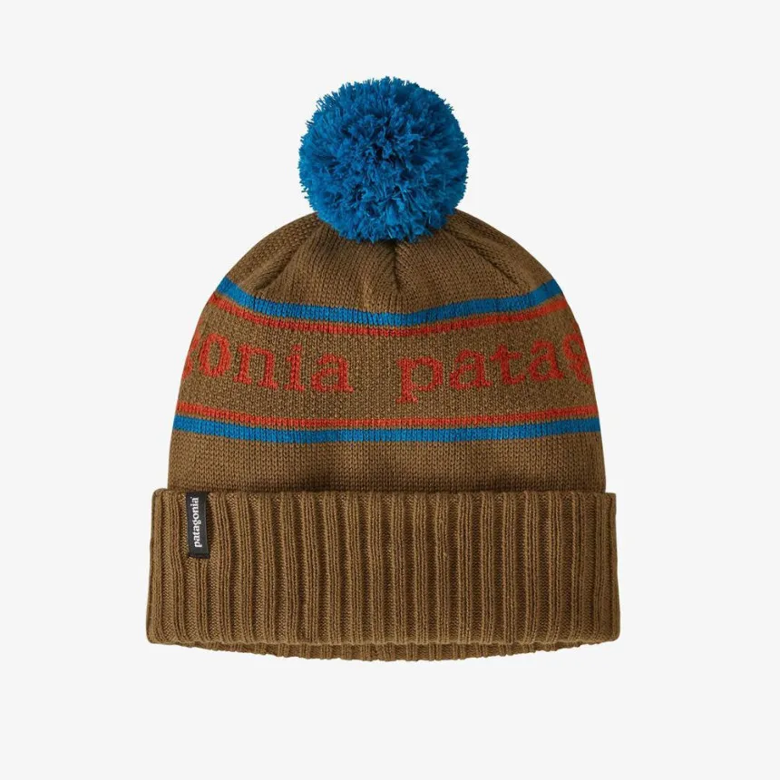 Gorro Patagonia Powder Tawn Para Niños en Marrón