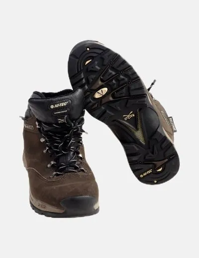 HITEC BOTA MARRóN ACORDONADA