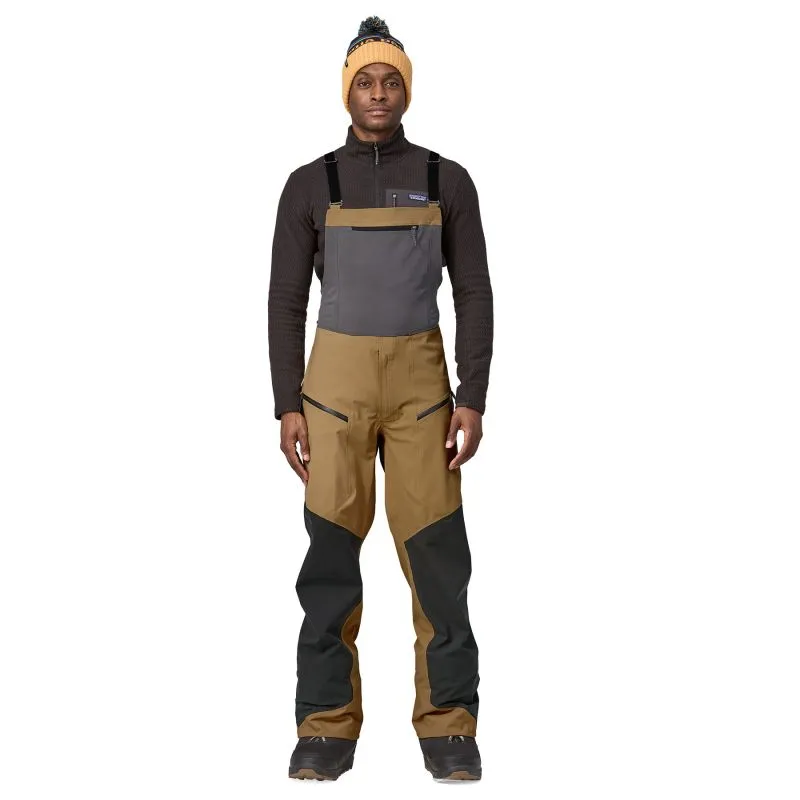 Hombres Patagonia M's Snowdrifter Bibs (Grayling Brown) pantalones de esquí de travesía