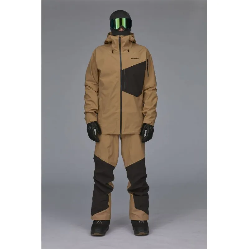 Hombres Patagonia M's Snowdrifter Bibs (Grayling Brown) pantalones de esquí de travesía
