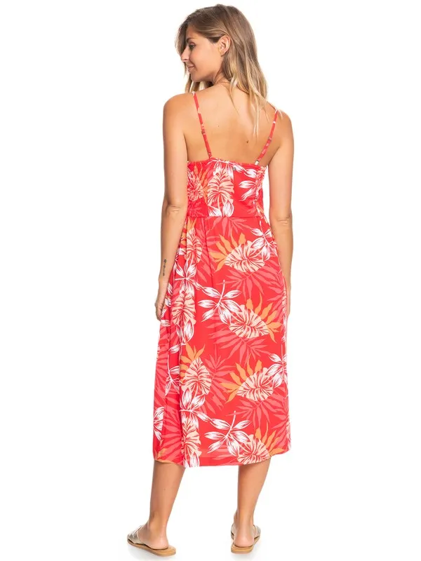 Land Of Life Strappy Midi Dress