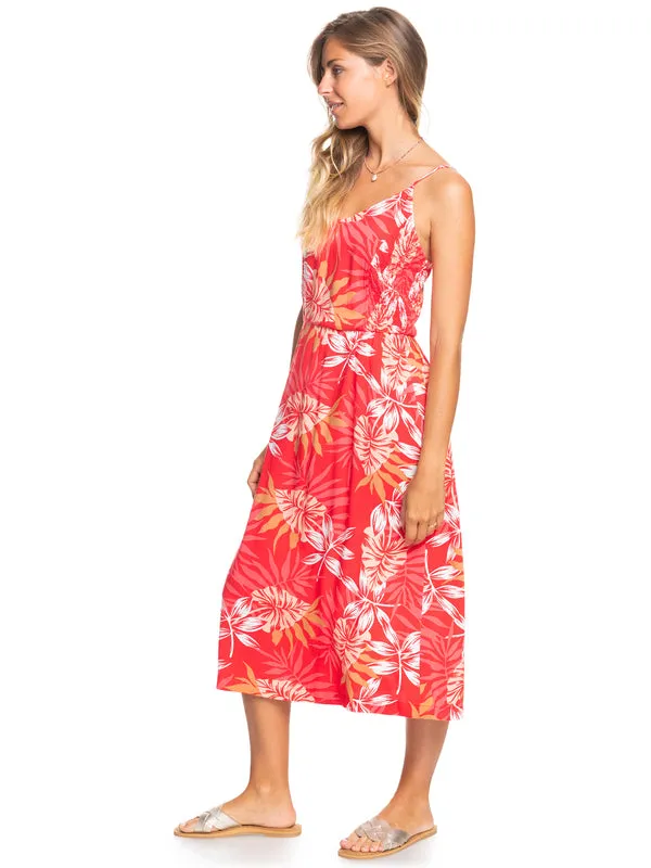 Land Of Life Strappy Midi Dress