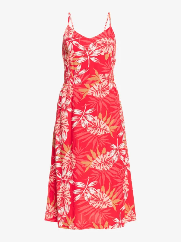 Land Of Life Strappy Midi Dress