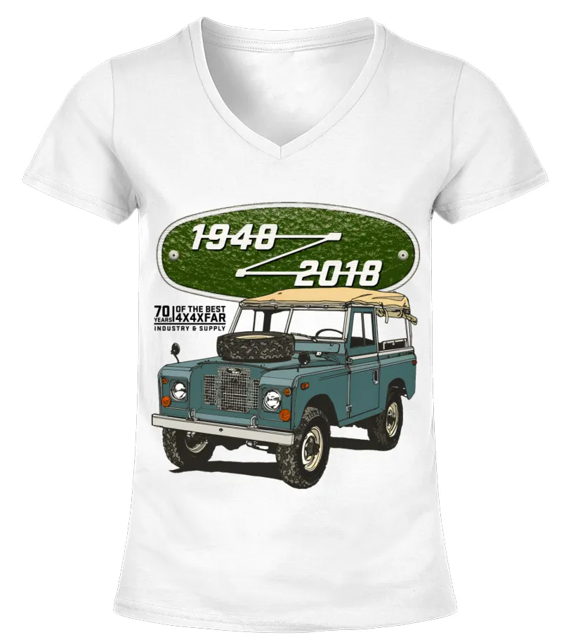 Land Rover WT 010 Camiseta cuello pico Mujer