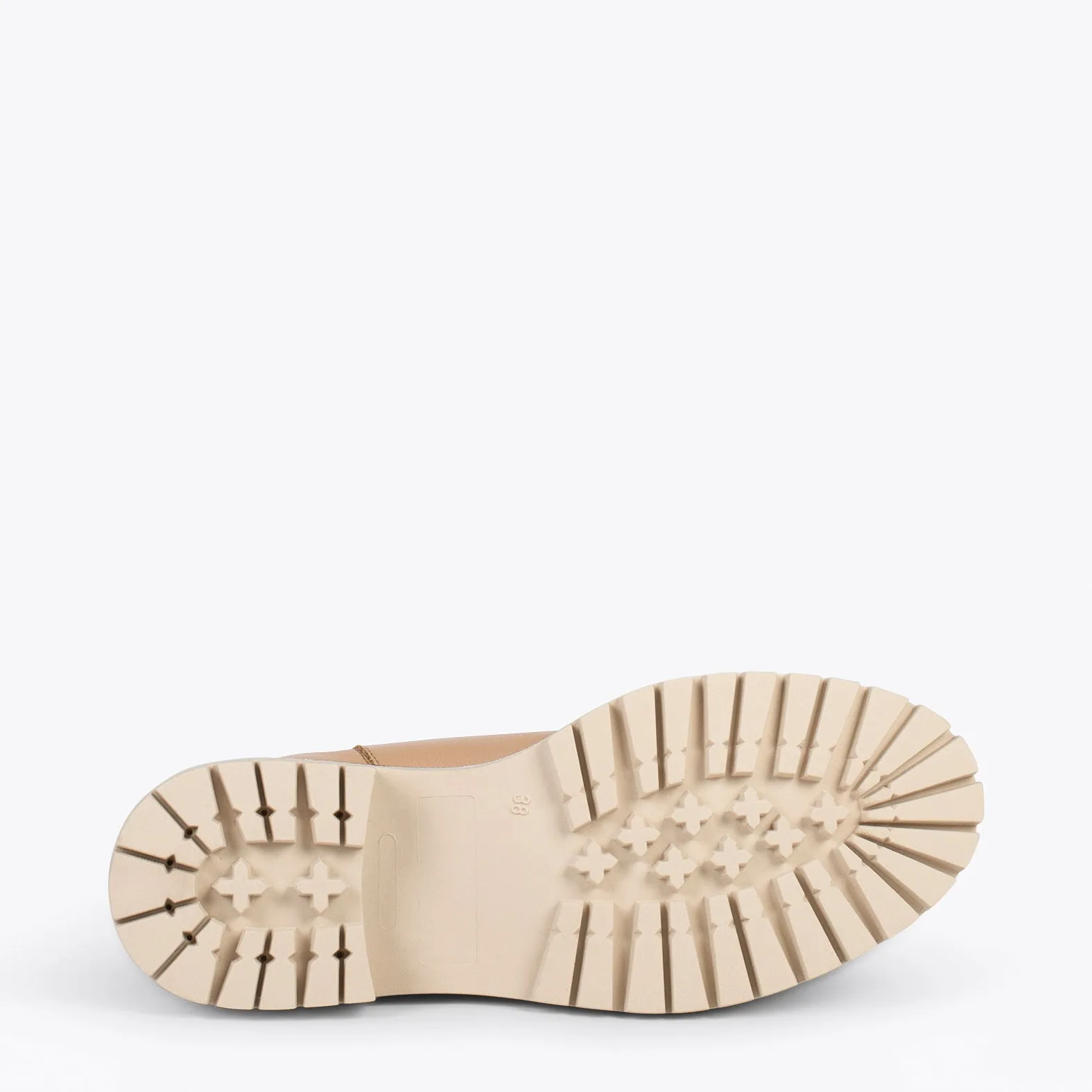 LEEDS – Botines de piel con plataforma NUDE