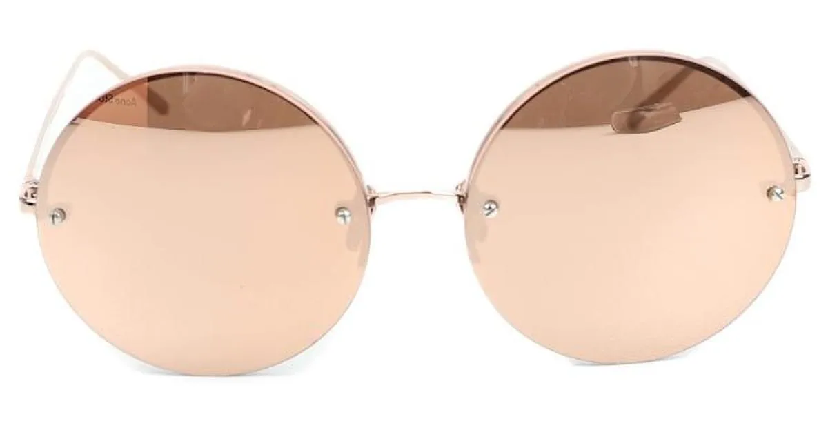 Linda Farrow Gafas de sol Dorado 